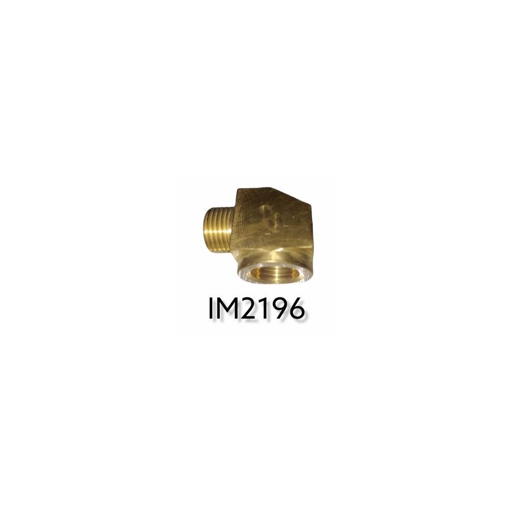 NIPLE ANGULAR M16 X 15 CORTO CODO CONICO