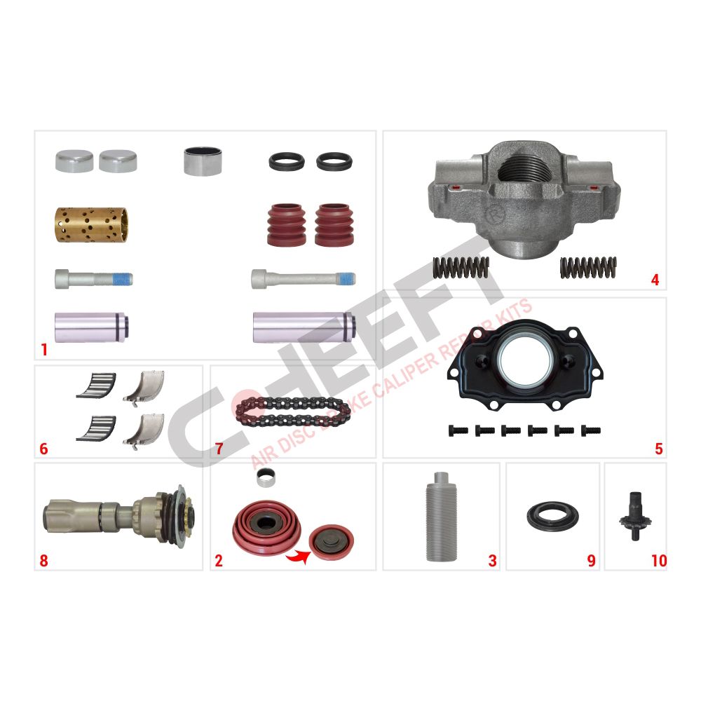 JUEGO DE REPARACION PARA MORDAZA TIPO SN5