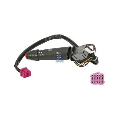 PALANCA DE LUCES Y LIMPIAPARABRISAS NEGRA