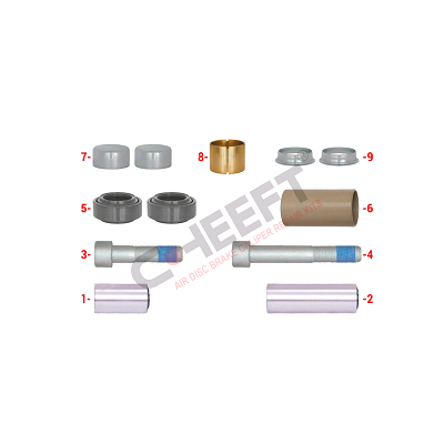 JUEGO DE REPARACION PINZA DE FRENO TRASERA