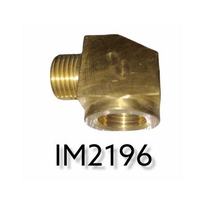 NIPLE ANGULAR M16 X 15 CORTO CODO CONICO