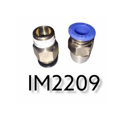 RACOR RECTO 1/4 X 8 MM