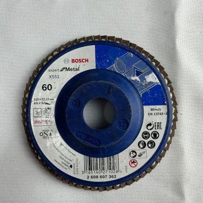 DISCO FLAP BLUE METAL 4 1/2