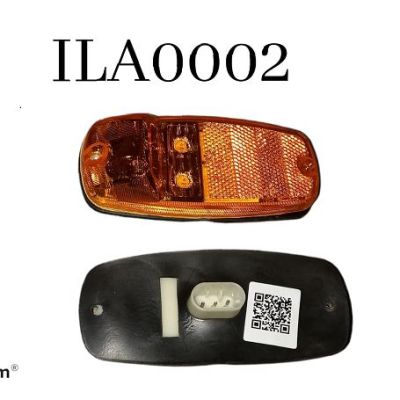 LAMPARA DELIMITADORA NARANJA 2 LED