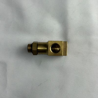 RACOR EN BRONCE 3/8 DE 3 SALIDAS CON UNA GIRATORIA