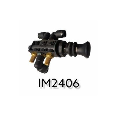 VALVULA DE ALIVIO PUERTAS COMPLETA CON RACORES 2 VIAS