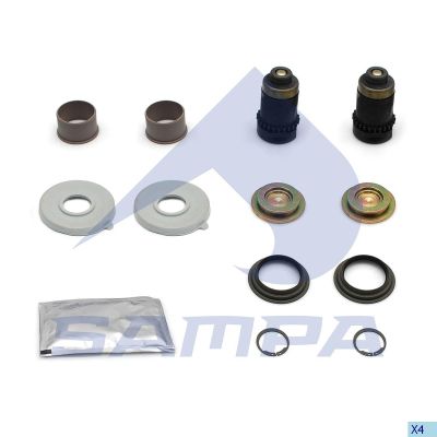 JUEGO DE REPARACION MORDAZA DE FRENO TRASERA DER