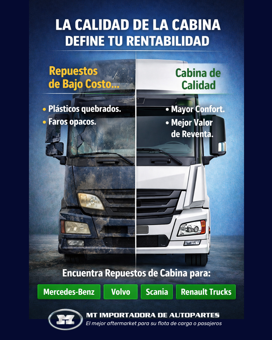 El valor de la imagen: Por qué la calidad de la cabina define la rentabilidad de tu camión